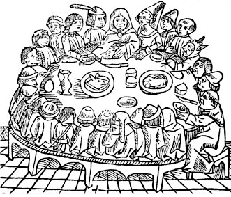 Dřevoryt z Canterburských povídek, 1484