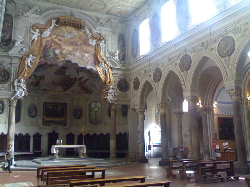 Pohled do části zasvěcené sv. Restitutě