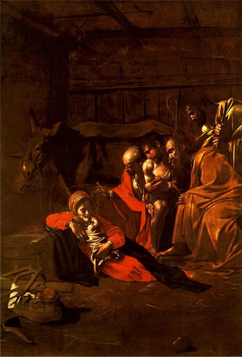 Caravaggio: Klanění pastýřů, 1609