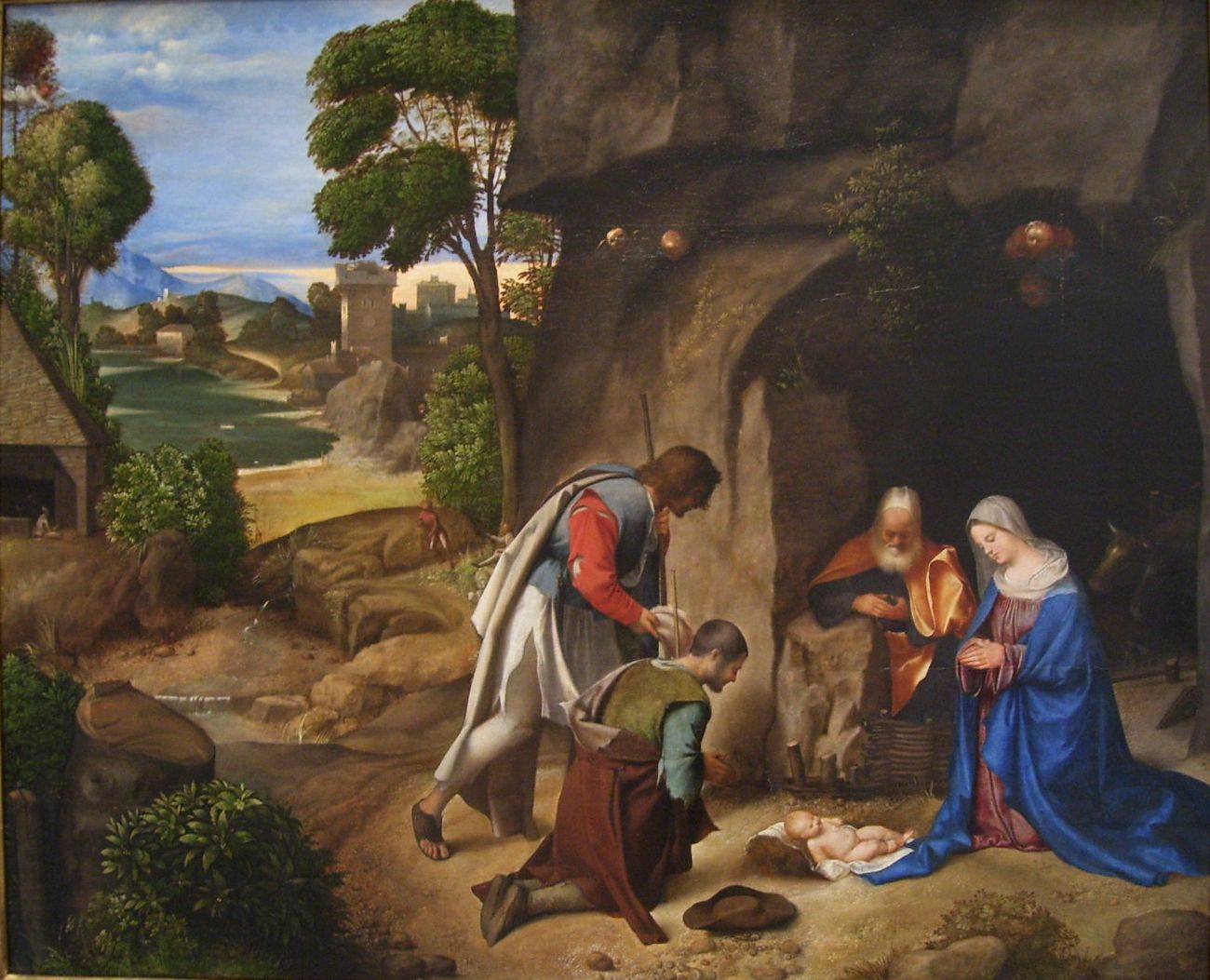 Giorgione: Klanění pastýřů, cca 1505
