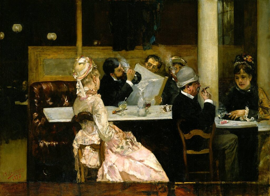 Henry Gervex: Kavárna, 1877