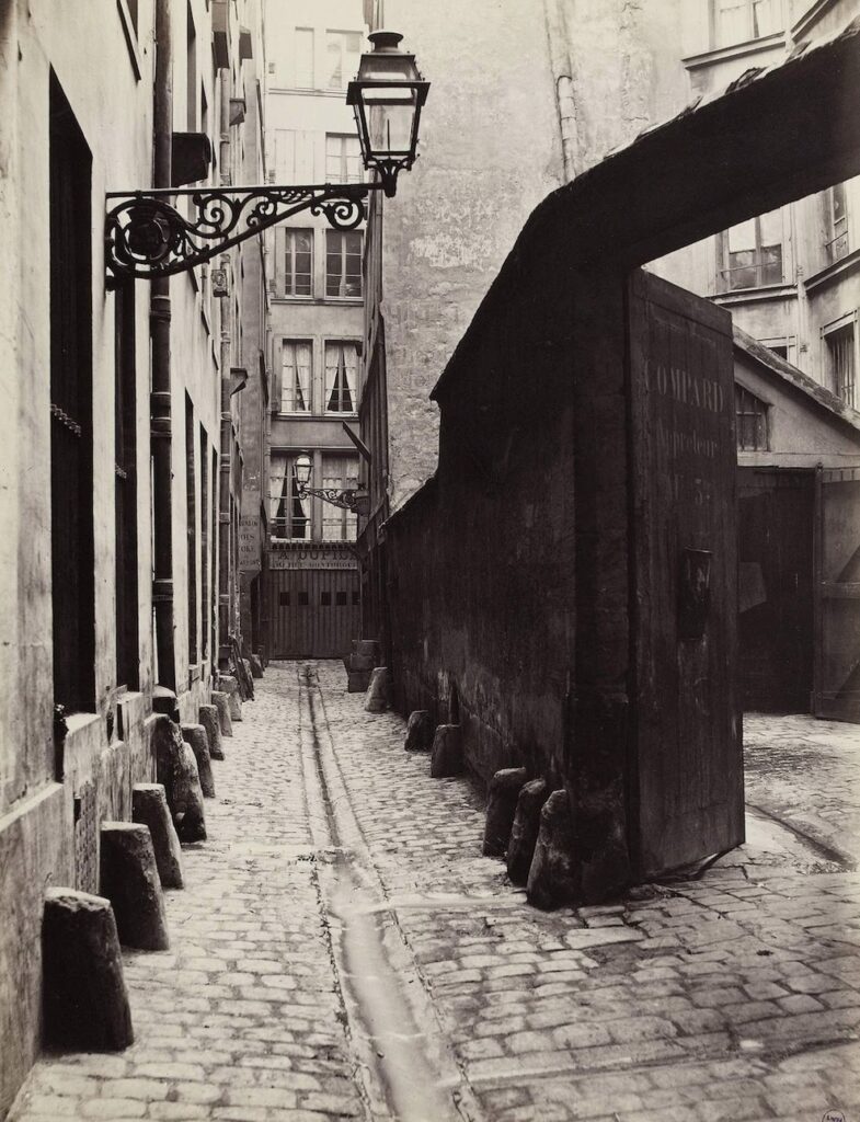 Slepá ulička De la bouteille, 1865 Old Paris Photos