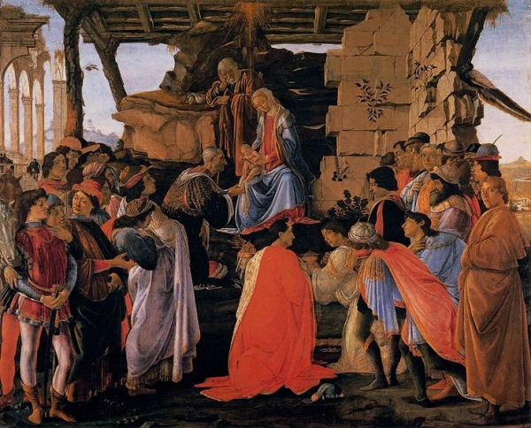 Sandro Botticelli: Klanění tří králů, 1475
