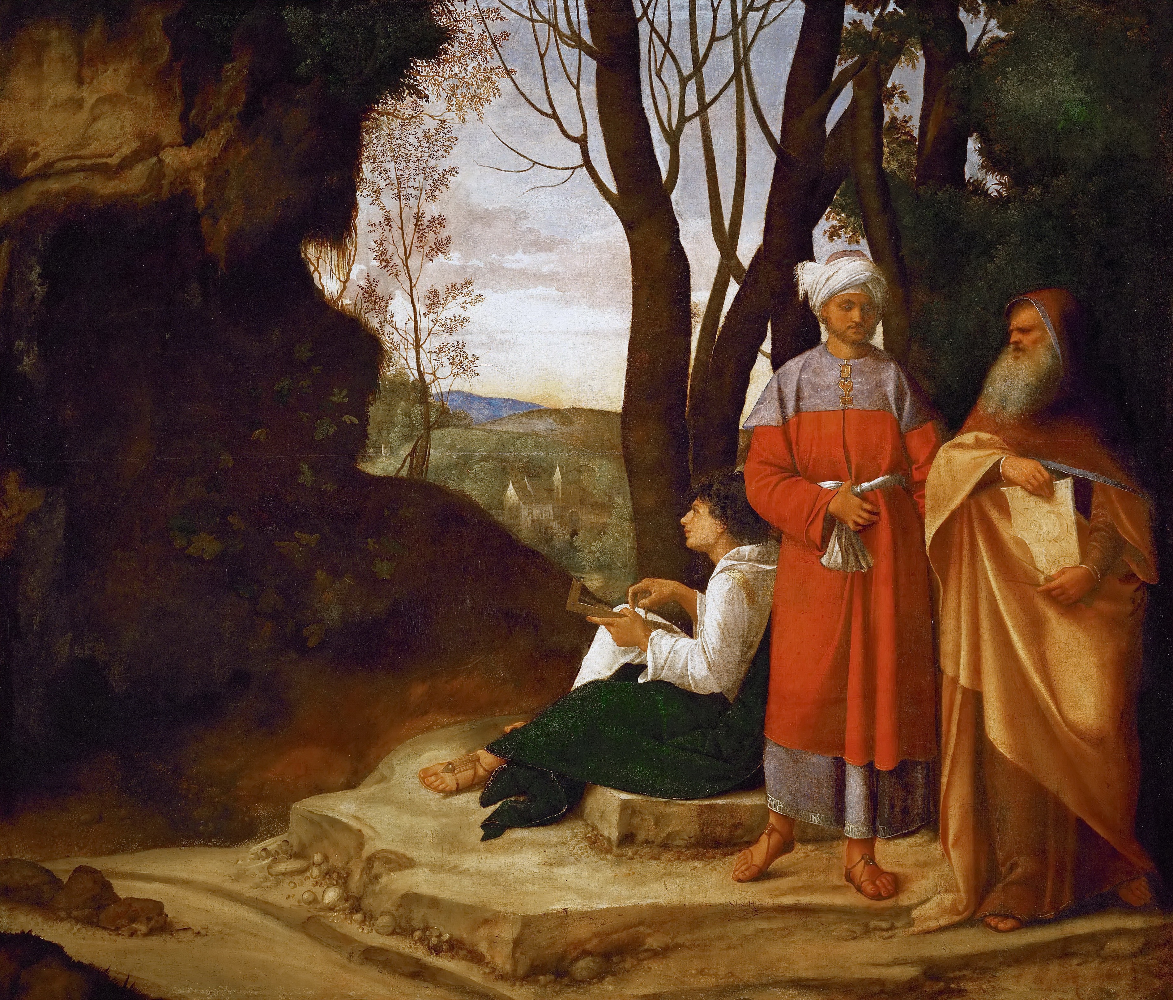 Giorgione - Tři mudrcové, cca. 1505