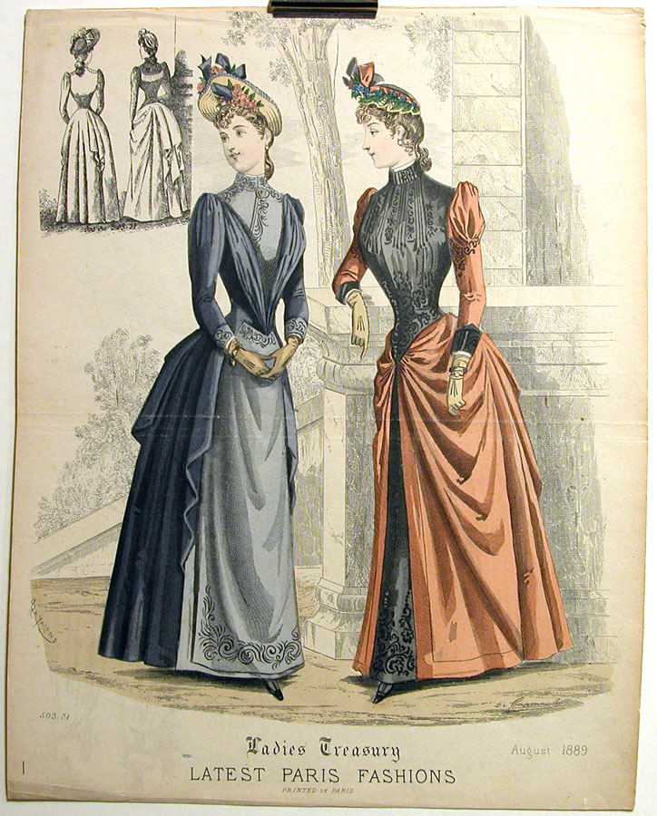 šaty 19. století, móda oděv oblečení ženy