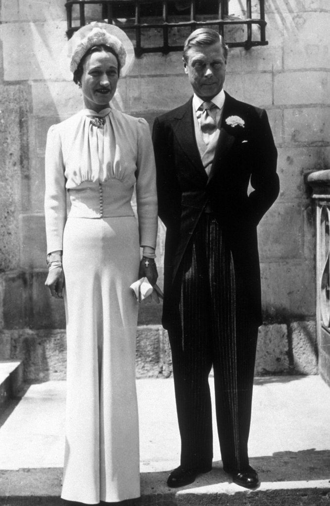 Vévoda a vévodkyně z Windsoru (Wallis Simson a Edward VIII.) při své svatbě 1937 - žaket